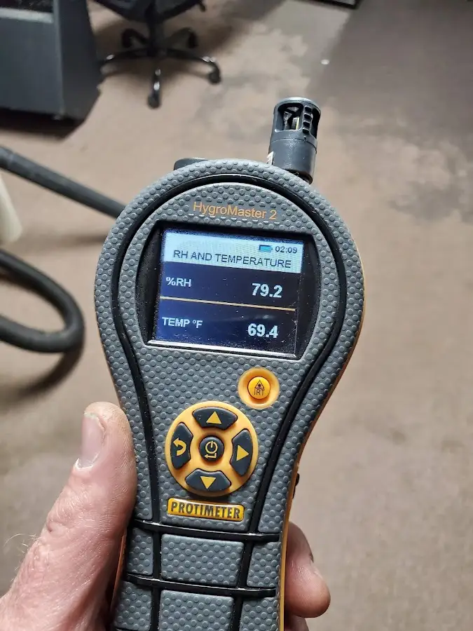 Moisture meter humidity assessment for Fire & Smoke Damage Restoration in Palmetto Estates
